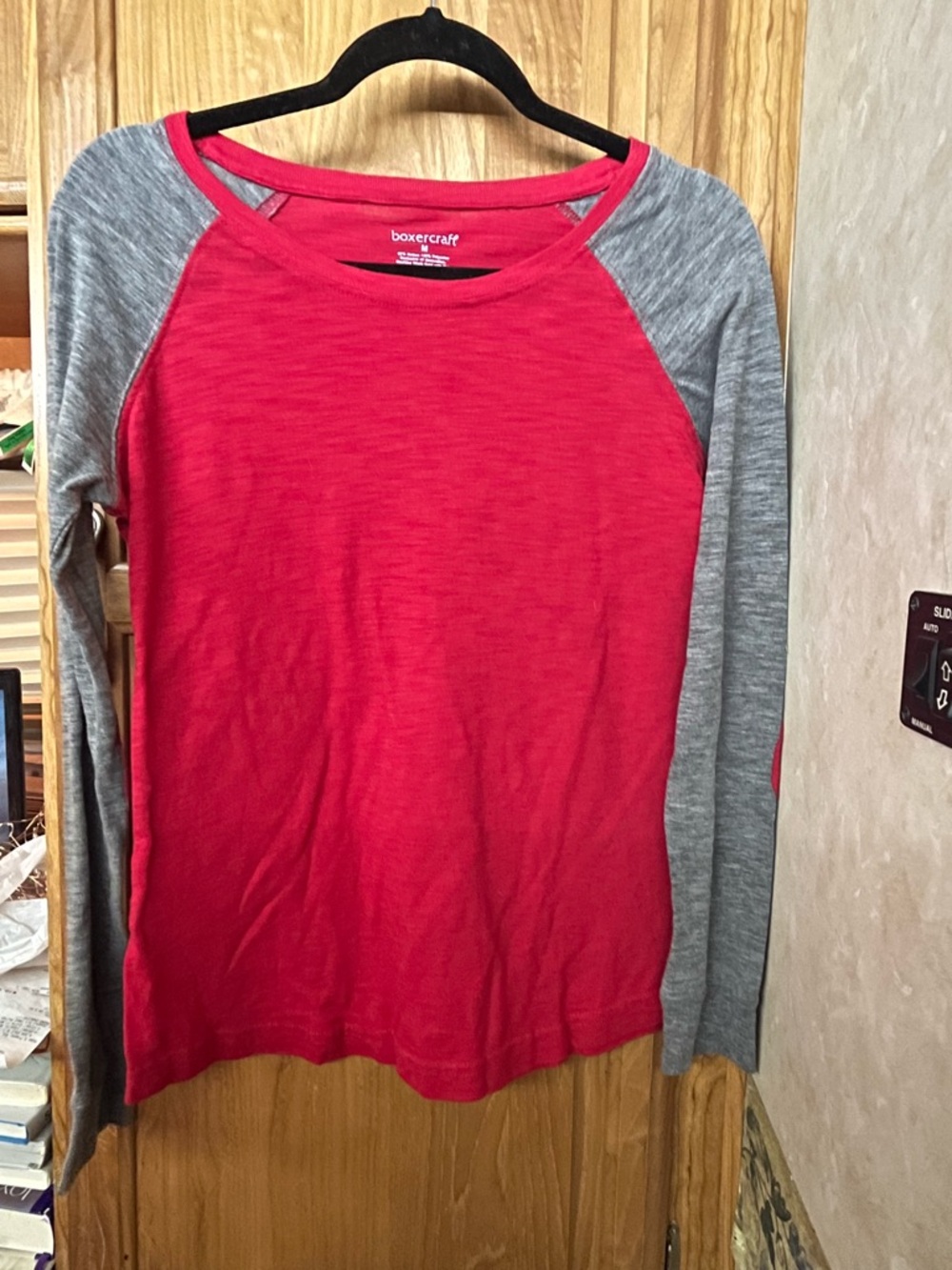 boxercraft Red Graphic Tee with White Print